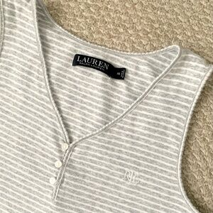 Lauren Ralph Lauren Sleeveless Cotton Midi Dress